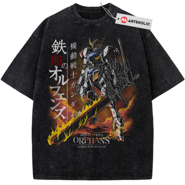 ASW-G-08 Gundam Barbatos Shirt, Gundam Shirt, Anime Shirt, Vintage Tee