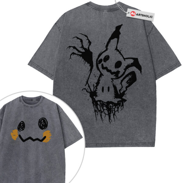 Mimikyu Shirt, Pokemon Shirt, Anime Shirt, Vintage Tee 2-Sided