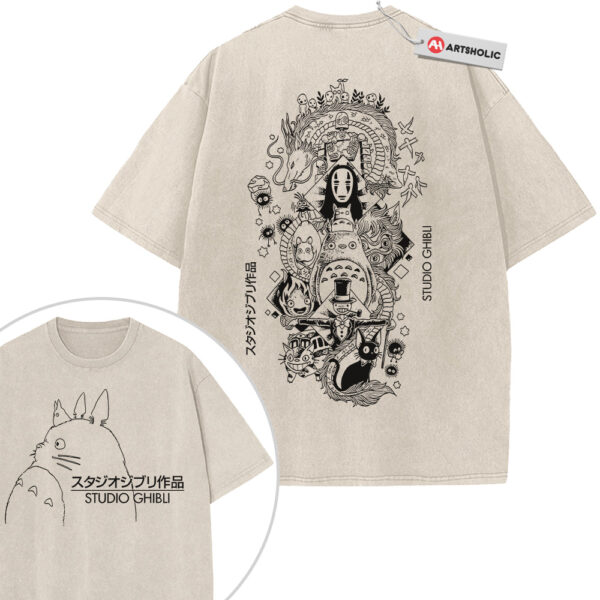 Studio Ghibli Shirt, Anime Shirt, Vintage T-Shirt 2-Sided