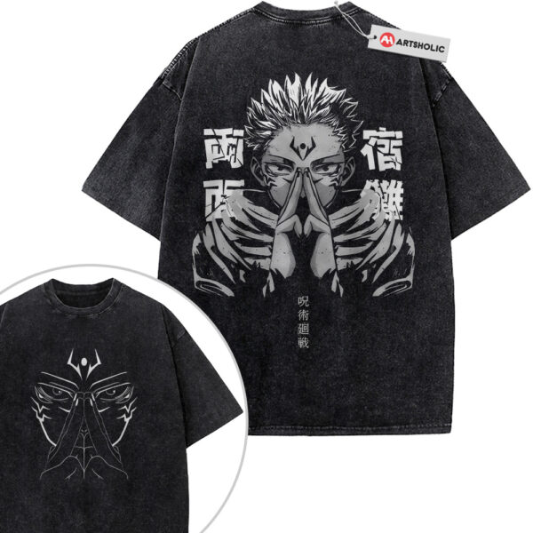 Ryomen Sukuna Shirt, Jujutsu Kaisen Shirt, Anime Shirt, Vintage Tee 2-Sided