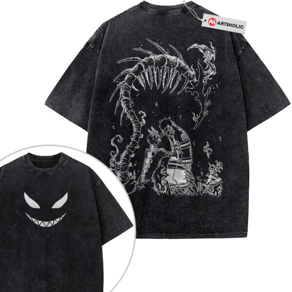 Shinra Kusakabe Shirt, Fire Force Shirt, Anime Shirt, Vintage T-Shirt 2-Sided