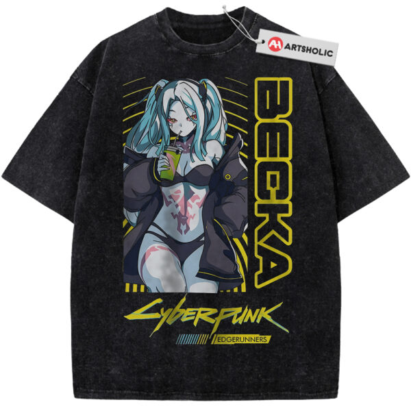 Rebecca Shirt, Cyberpunk: Edgerunners Shirt, Game Shirt, Vintage Tee