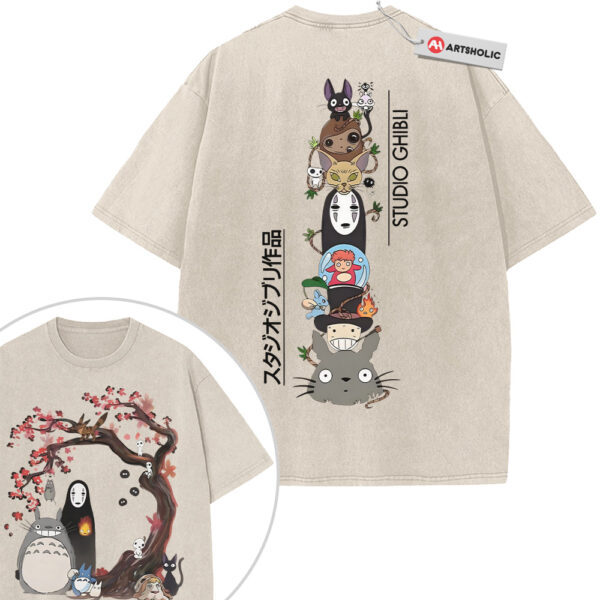 Studio Ghibli Shirt, Anime Shirt, Vintage T-Shirt 2-Sided