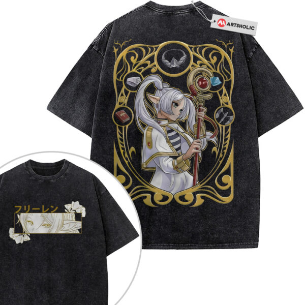 Frieren: Beyond Journey's End Shirt, Anime Shirt, Vintage T-Shirt 2-Sided