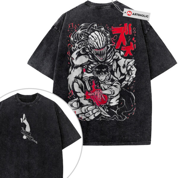 Yuta Okkotsu Shirt, Jujutsu Kaisen Shirt, Anime Shirt, Vintage T-Shirt 2-Sided