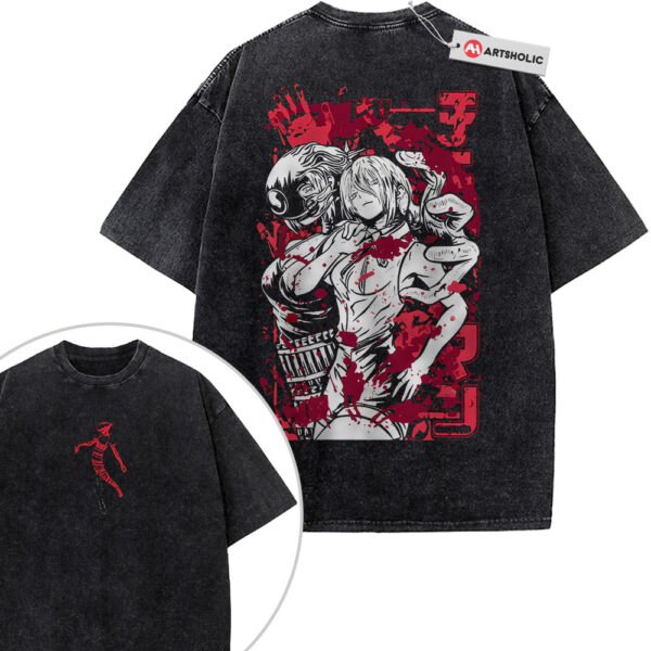 Reze Shirt, Bomb Girl Shirt, Bomb Devil Shirt, Chainsaw Man Shirt, Anime Shirt, Vintage T-Shirt 2-Sided