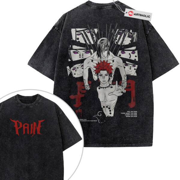 Nagato Uzumaki Shirt, Pain Shirt, Naruto Shirt, Anime Shirt, Vintage Tee 2-Sided