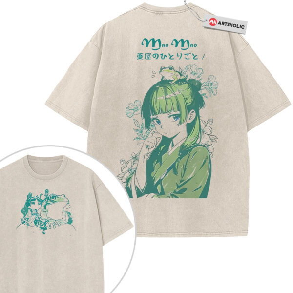 Maomao Shirt, The Apothecary Diaries Shirt, Anime Shirt, Vintage Tee 2-Sided - Apricot, L
