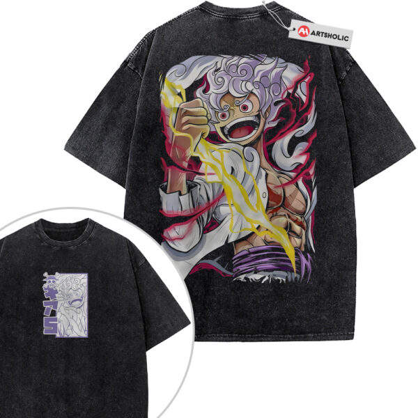 Monkey D Luffy Shirt, One Piece Shirt, Anime Shirt, Vintage Tee 2-Sided