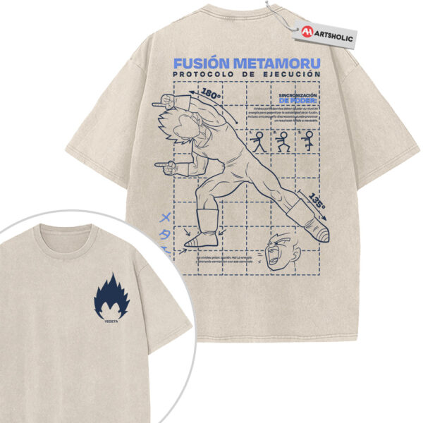 Vegeta Shirt, Dragon Ball Shirt, Anime Shirt, Vintage T-Shirt 2-Sided