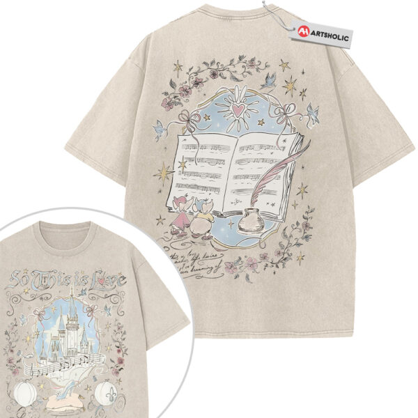 Cinderella Shirt, Animated Shirt, Vintage T-Shirt 2-Sided