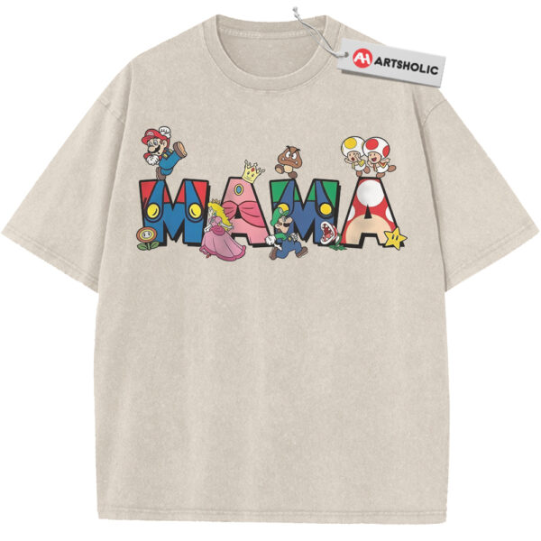 Super Mario Shirt, Mother's Day Shirt, Game Shirt, Vintage Tee