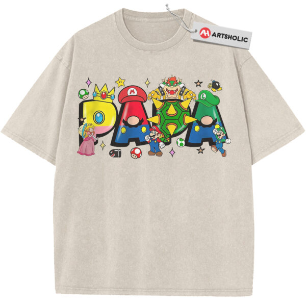 Super Mario Shirt, Father's Day Shirt, Game Shirt, Vintage Tee