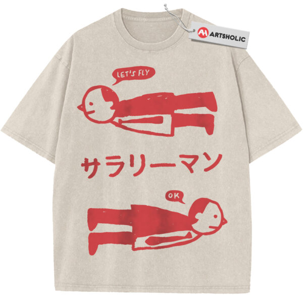 Salaryman Shirt, Japanese Streetwear Shirt, Vintage T-Shirt